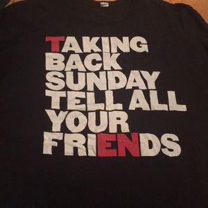 taking back sunday ten shirt